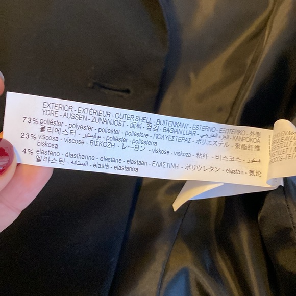 Zara Women's Black Blazer Jacket size 10 - Picture 7 of 8